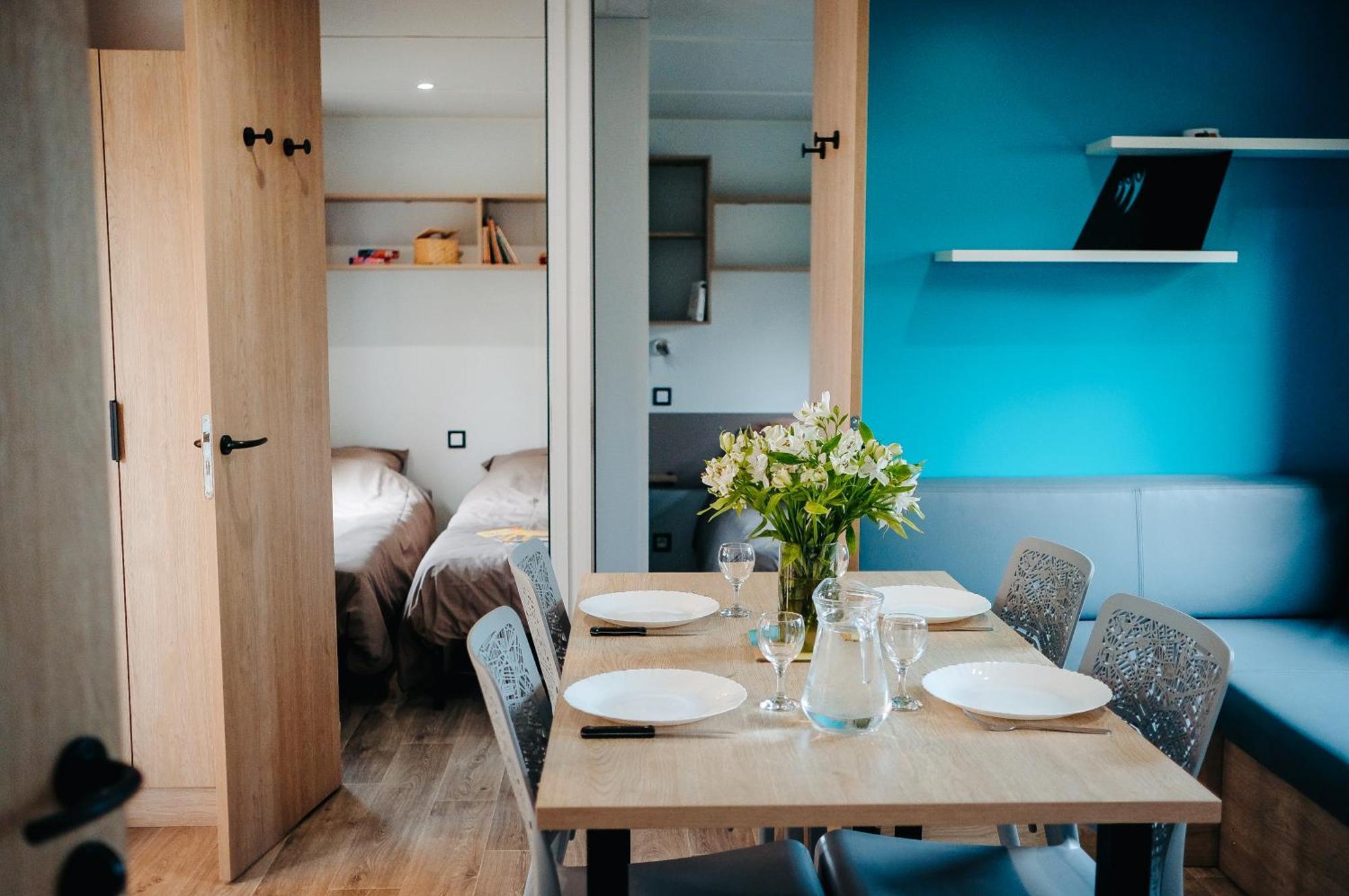 Mobil Home Xxl 4 Chambres - Medrose Camping Saint-Thomé Eksteriør billede