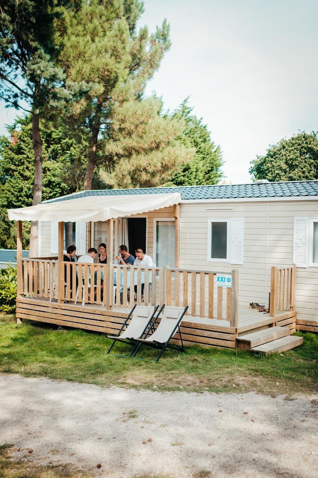 Mobil Home Xxl 4 Chambres - Medrose Camping Saint-Thomé Eksteriør billede